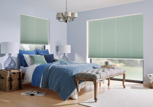 Green Pleated Blind