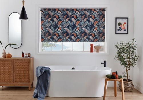 Tropical Palm Lagoon Blackout Roller Blind