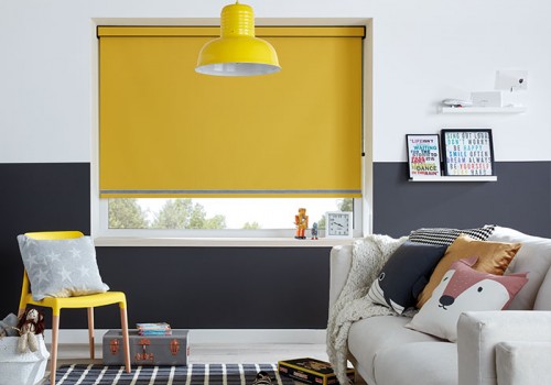 Yellow Roller Blind v2